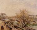 パリ・ポン・ロワイヤルのセーヌ川 1903年 カミーユ・ピサロ 風景の流れ